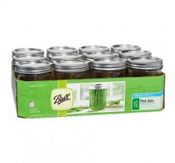 SOLD OUT  - Ball Wide Mouth Pint Jars and Lids x 12 